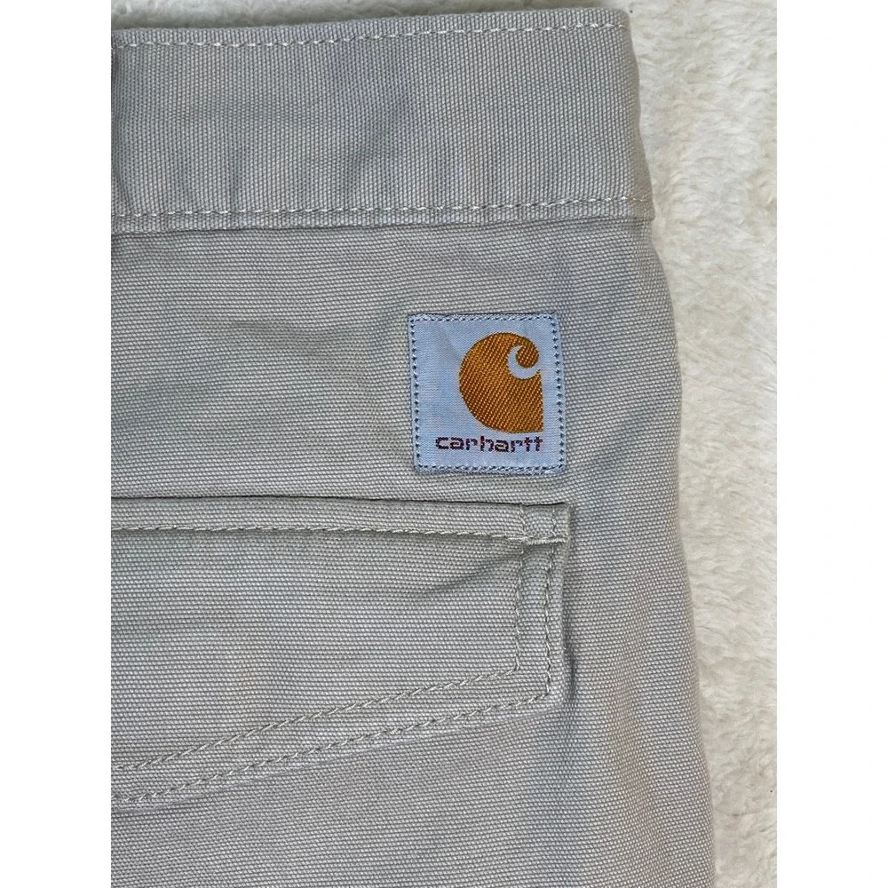 Carhartt Mens Relaxed Fit Cargo Shorts Tan Khaki Cotton Stretch SZ 40